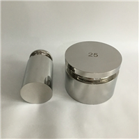 廣東M1級(jí)25公斤圓形砝碼 25kg不銹鋼砝碼 帶鋁盒包裝